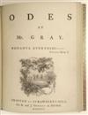 GRAY, THOMAS. Odes. 1757. Extra-illustrated.